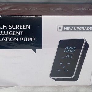 Smart Touch Screen Inflation Pump - Black